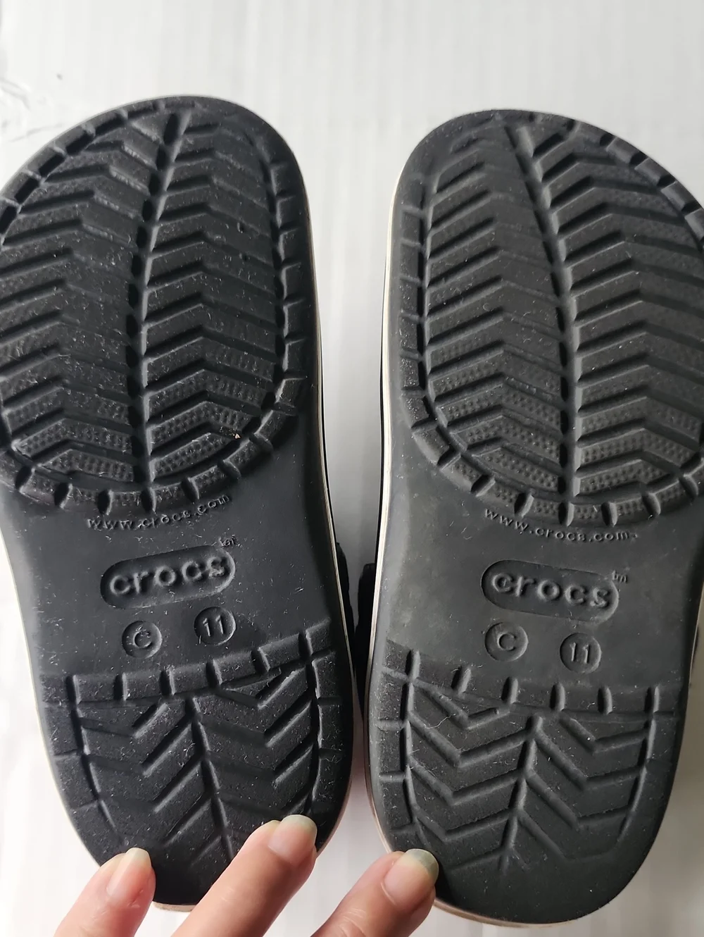 Crocs Kids Black Clog Shoes with Superhero Charms/Jibbitz